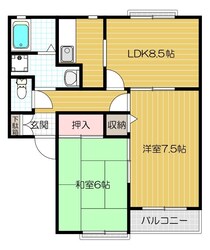 サニーハイツ香里園の物件間取画像